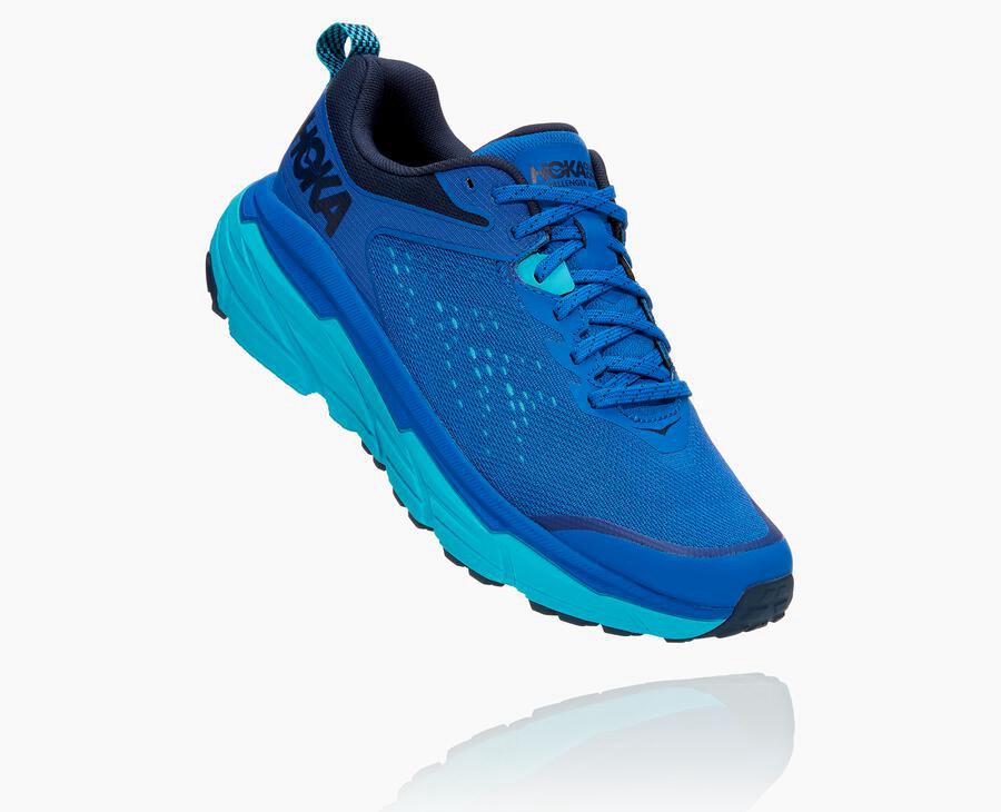 Hoka Australia One One Challenger ATR 6 - Mens Trail Shoes Blue - KHOSV-7032